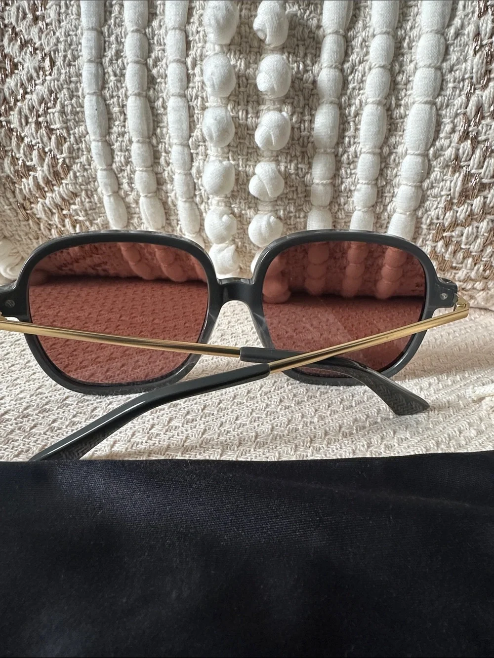 Madewell “The Brunch” oversized sunglasses in thunderstorm gray
